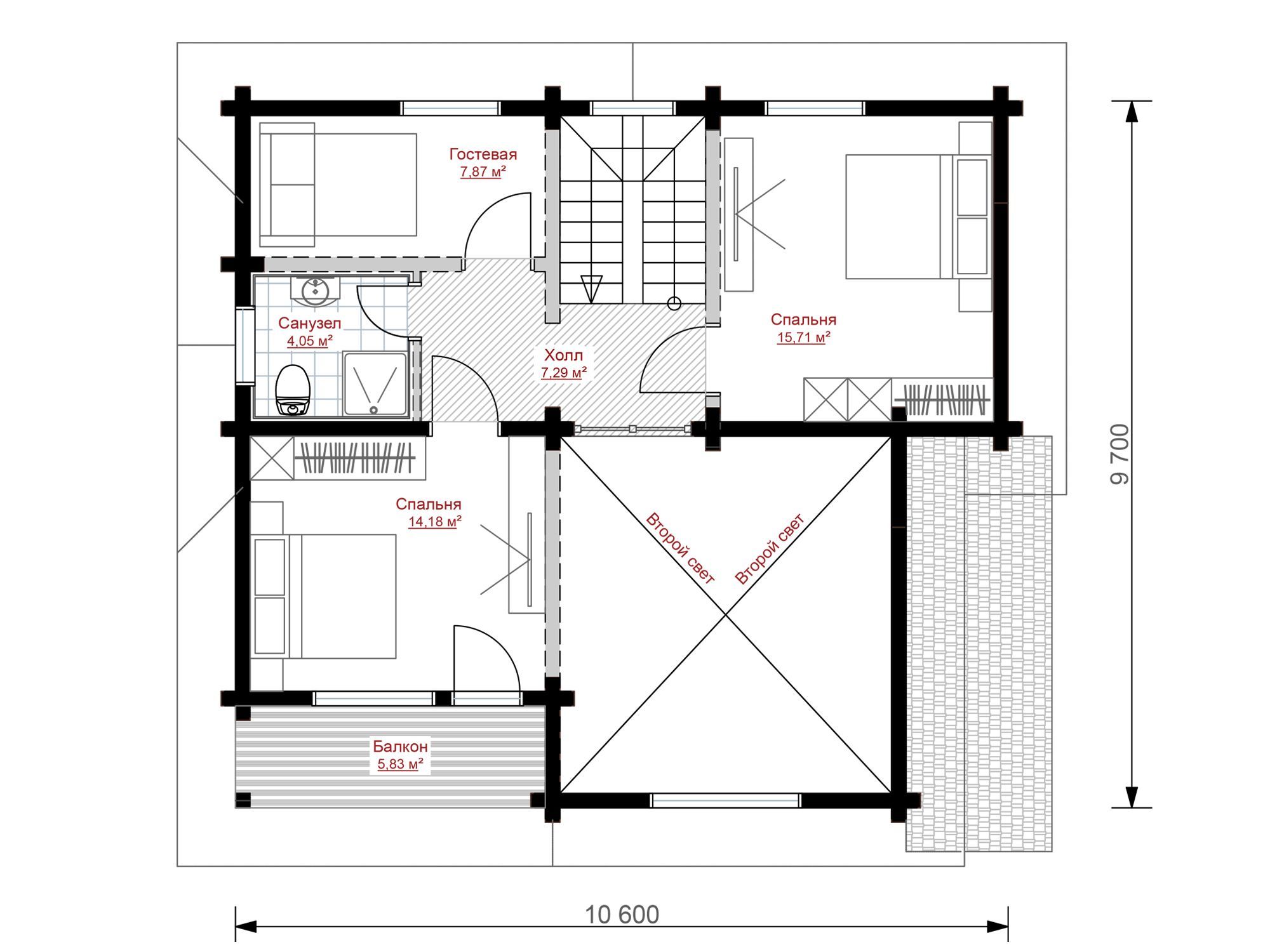 Проект дома из клееного бруса 143,8 м²СТОКГОЛЬМ – детальная информация,  характеристики объекта, стоимость